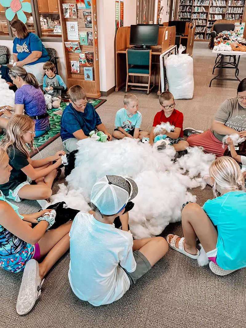 Tie-Dye Teddy stuffed animal workshop kit